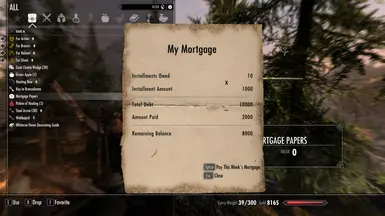 Mortgage papers for Homeowner trait