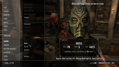 Recipes to recreate mask
