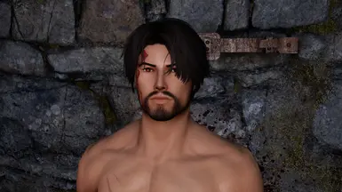 Short hair and beard