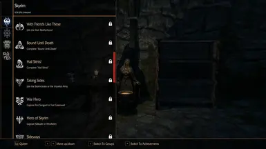 Quick &amp; lazy - Achievement Menu