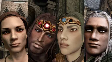 with BnP Skin and Community Shaders and S.O.U.P. head meshes