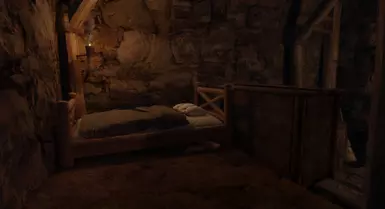 Add a bloody rag under the bed, because some nights in prison leave traces