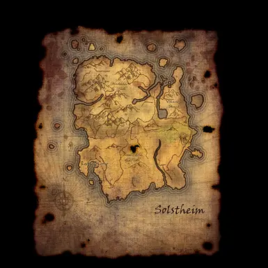 Solstheim paper Map by Greeve PT BR at Skyrim Special Edition Nexus ...