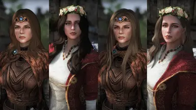 Left: Bryling &amp; Vittoria. Right: Bryling &amp; Vittoria with Hair Physics