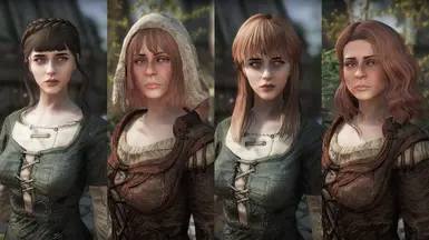Left: Evette San &amp; Greta. Right: Evette &amp; Greta with Hair Physics