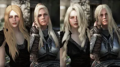 Left: Lisette &amp; Jordis. Right: Lisette &amp; Jordis with Hair Physics