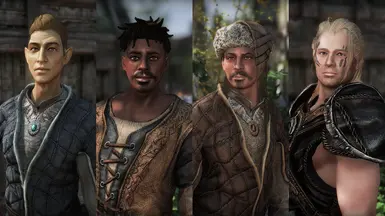 Left to Right: Viarmo, Ataf, Giraud Germane, Jorn