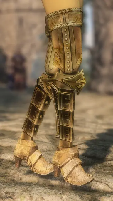 Legs with Heeled Boots using CC's HD Dwemer Automatons