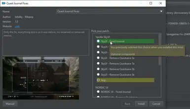 Remember Installation Choices - Mod Organizer 2 Plugin