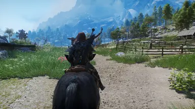 horseback right shoulder