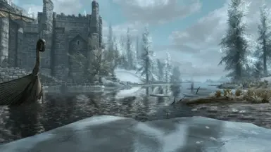 3 Cross the water here and walk on the left side of it