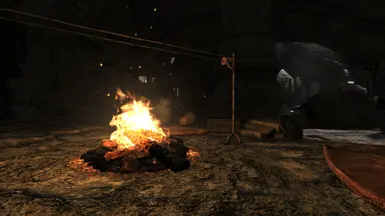 Cursed Crypts bandit campfire