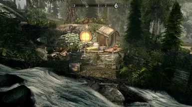 Skyrim mod provides the perfect cosy lakeside player home for nature-loving  mages