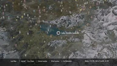 Lake Ilinalta Perch map location.