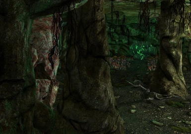 Hidden Uranium Rock Cave