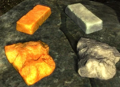 V2.0 Optional Ore and Ingot Retextures for Gold and Silver
