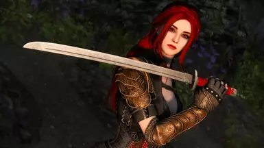 Katana Roja y Serana Re-Imagined de froztee
