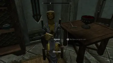 Lusty Argonian Maid Food Vendor