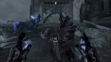 Fenrik Wielding A Battleaxe And Shield