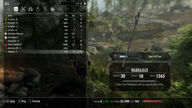 Access the skill tree from your inventory.