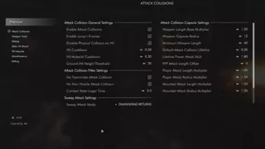 MCM menu