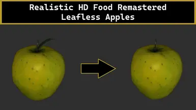 Realistic HD Food Remastered - Leafless Apples