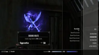Bound Bolts Spell