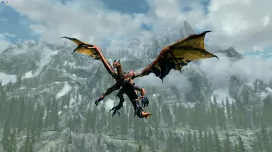 Boss dragon texture with high poly mesh