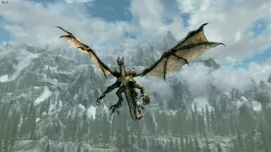 Default dragon texture with high poly mesh