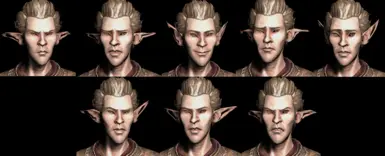 Male Bosmer ear morphs based on FOO