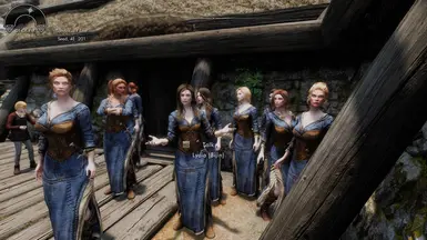 You can take along independent NPCs with the appearance of the Replacer Mod as followers.