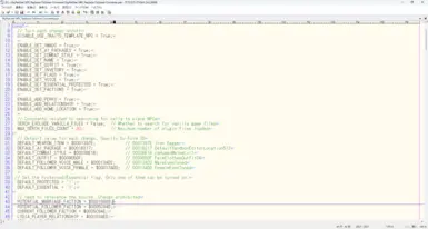 Each edit the script makes can be turned on or off by the user.