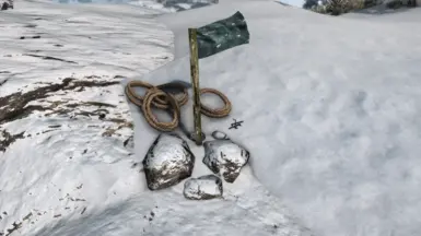 Who might have placed this flag?