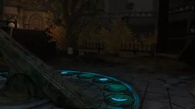 Volkihar Courtyard - Realistic Aspen Tree Treatment 