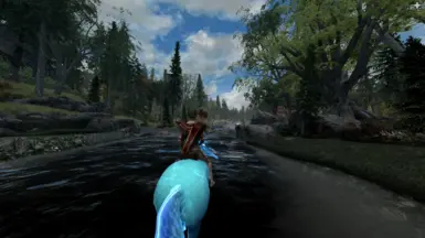 Who needs a boat when you have a water unicorn? Beware of slaughterfish and crocodiles though