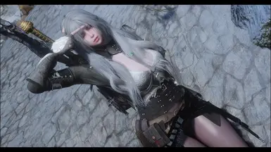 silver hair