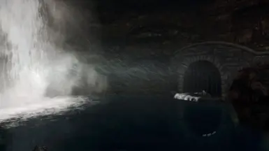 Entrance to Water Canal from Whiterun Burrows