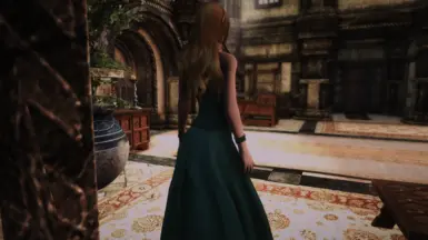 Long Green Dress