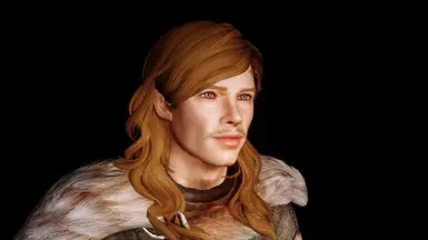with moustache