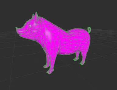 Optimized Pig Mesh for Mihail's Pigs