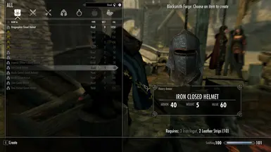 everflame Closed Helmet Demonstration (Iron)