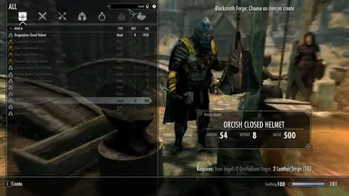 everflame Closed Helmet Demonstration (Orcish)