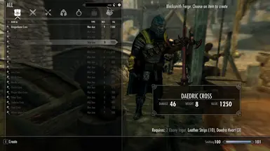 Daedric Cross Demonstration