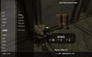 Craftable Fur Armors