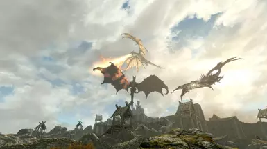 Alduin, Paarthurnax and Silah