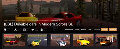 (ESL) Drivable cars in Modern Scrolls SE-2.1-CHS