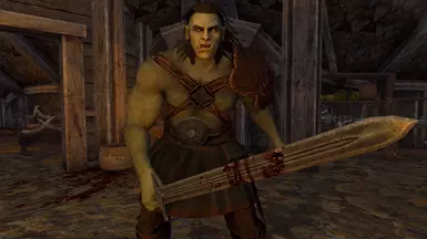 Orgrim Wolfborn - Orc Barbarian High Poly Head Racemenu Preset