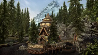 Mirele Bismath - The Comfy and Compact Wizard Tower at Skyrim Special ...