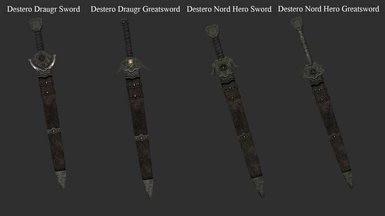 Draugr Weaponry by Destero OPTIONAL PATCH 
