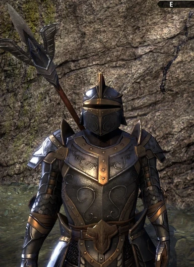 My ESO armor from way back, and the reason I was so happy when I saw this mod on SE.  Thank you, Frank. 